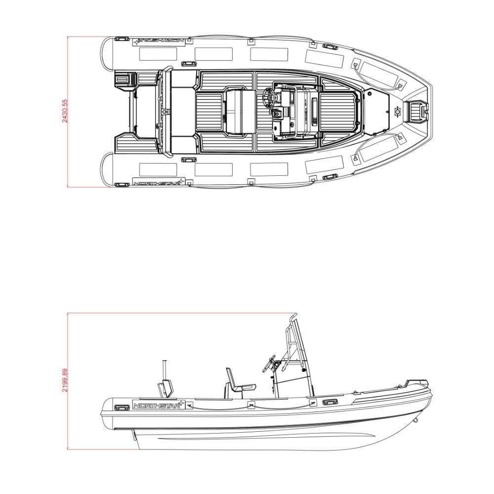 Northstar Vega 5.4 teknik çizim görünümü