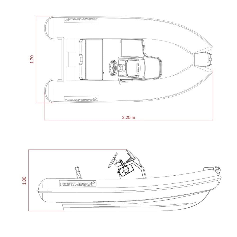 Northstar Vega 3.2 teknik çizim görünümü