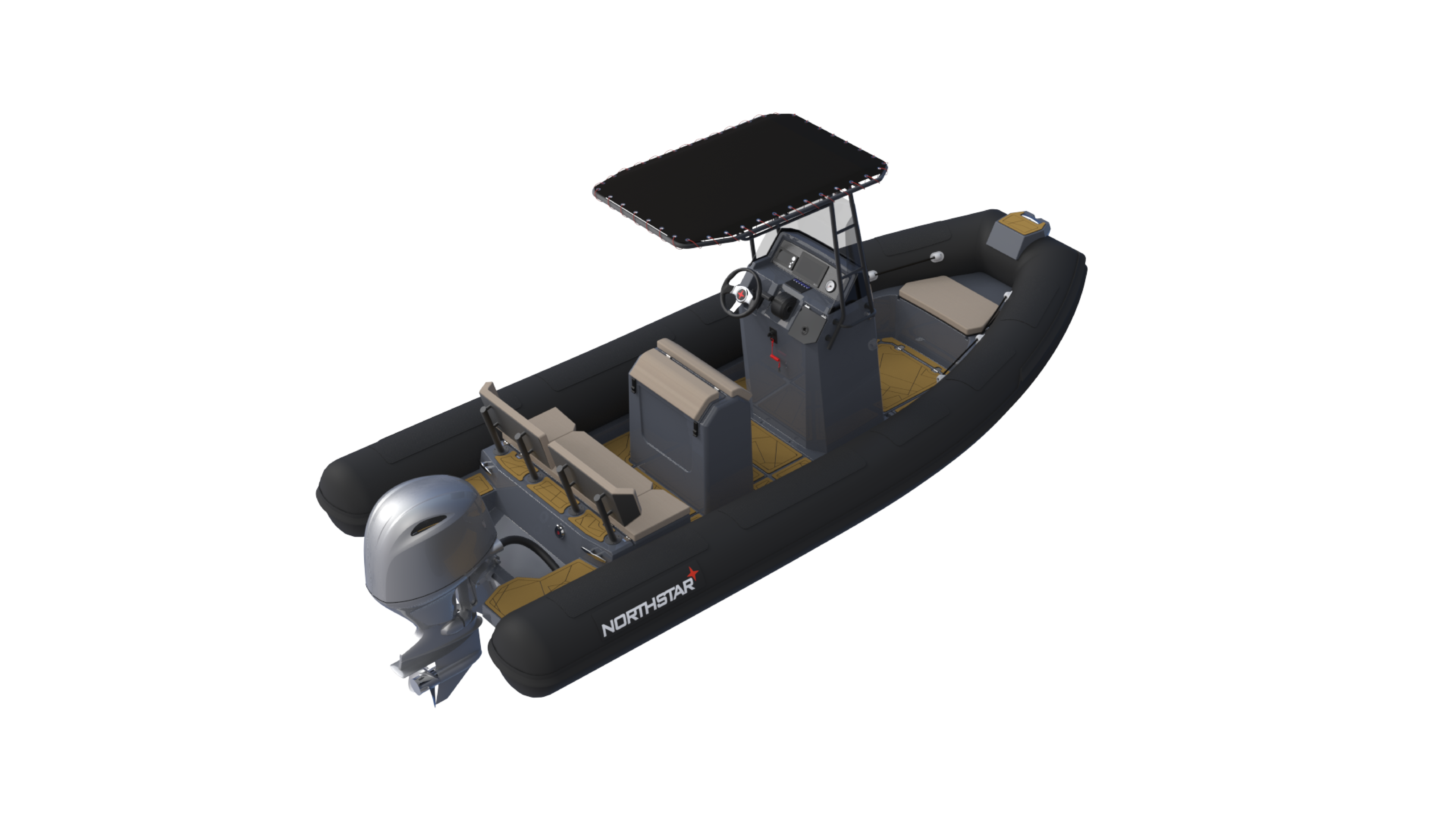 Northstar Vega 5.4 şişme bot yandan görünüm