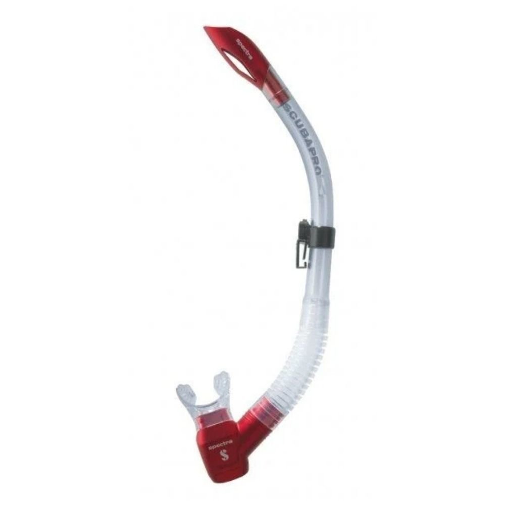 Scubapro Şnorkel Spectra Clear Red