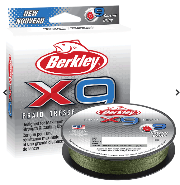Berkley X9 Braid Tresse İp Olta Misinası