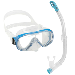 Cressi Ondina Çocuk Dalış Maske Şnorkel Set Mavi