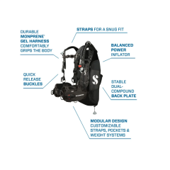 Scubapro Denge Yeleği (BC) HYDROS PRO BLACK