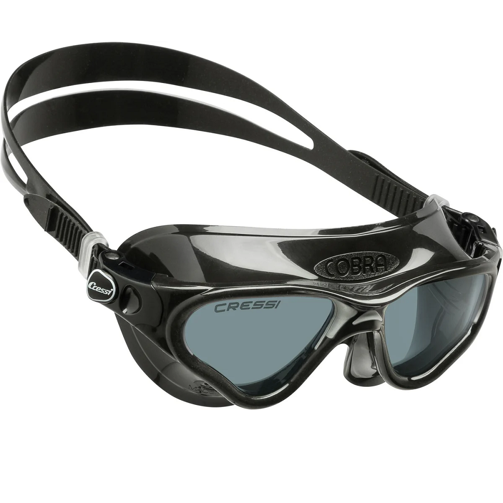 Cressi Cobra Yüzücü Gözlüğü Siyah Cam