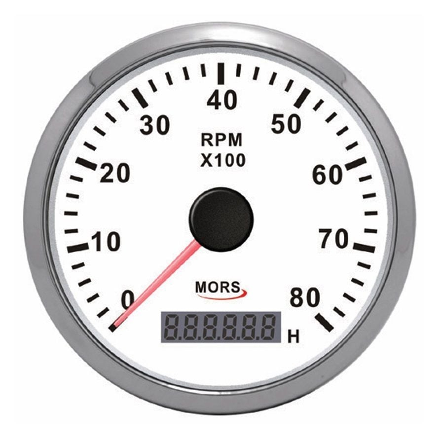 DEVİR GÖSTERGESİ 6000 RPM BEYAZ