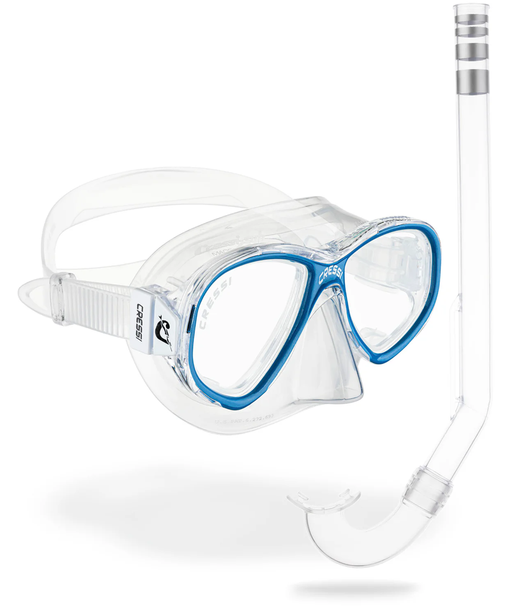 Cressi Junior Perla Maske - Mini Gringo Şnorkel Set (4-14 Yaş)