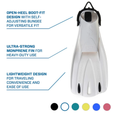 Scubapro GO SPORT Dalış Paleti Beyaz L (43-46)
