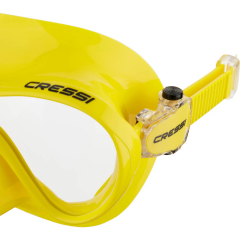 Cressi F1 Frameless Dalış Maskesi Sarı