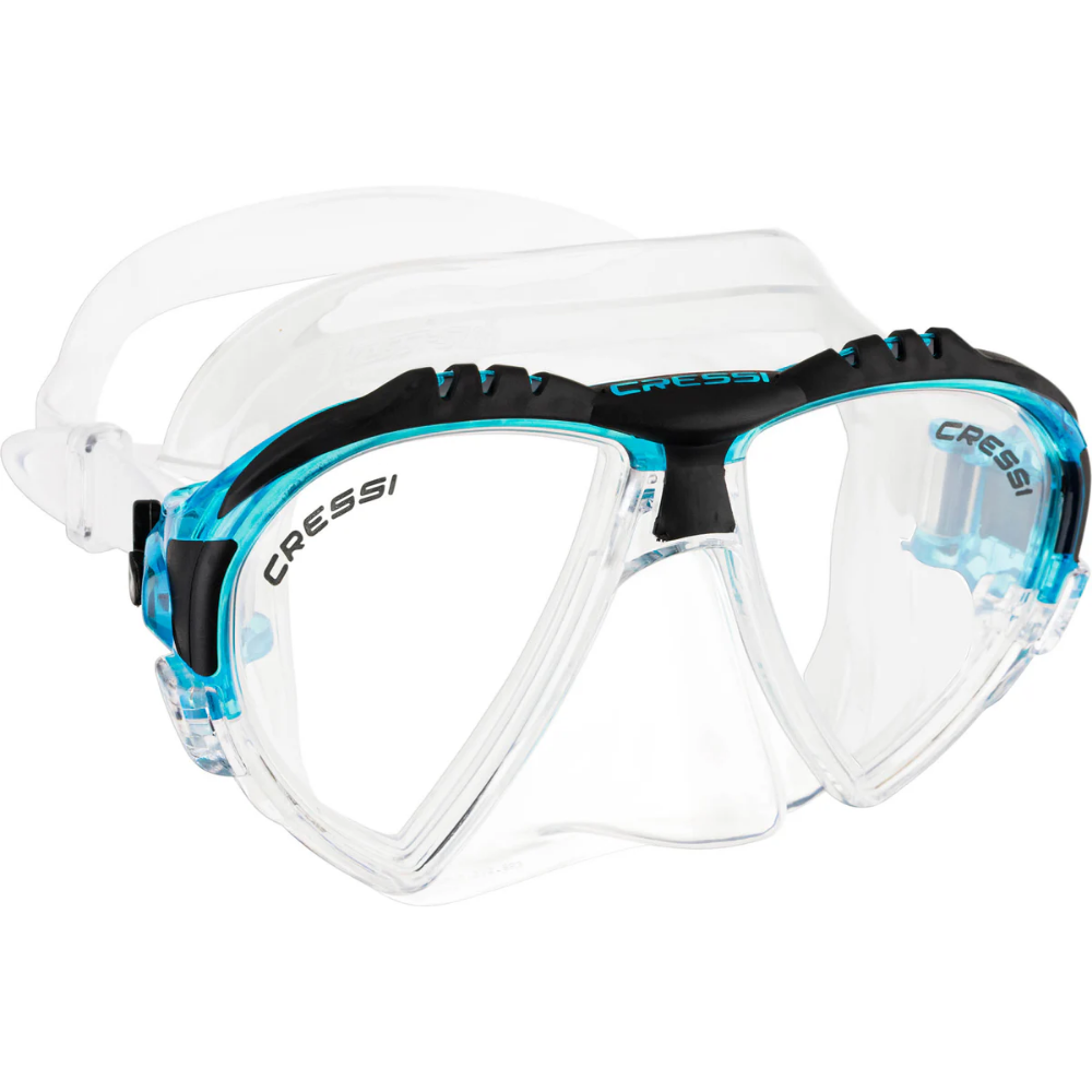 Cressi Matrix Dalış Maskesi CLEAR/AQUAMARINE