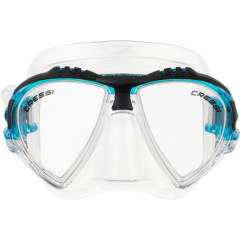 Cressi Matrix Dalış Maskesi CLEAR/AQUAMARINE