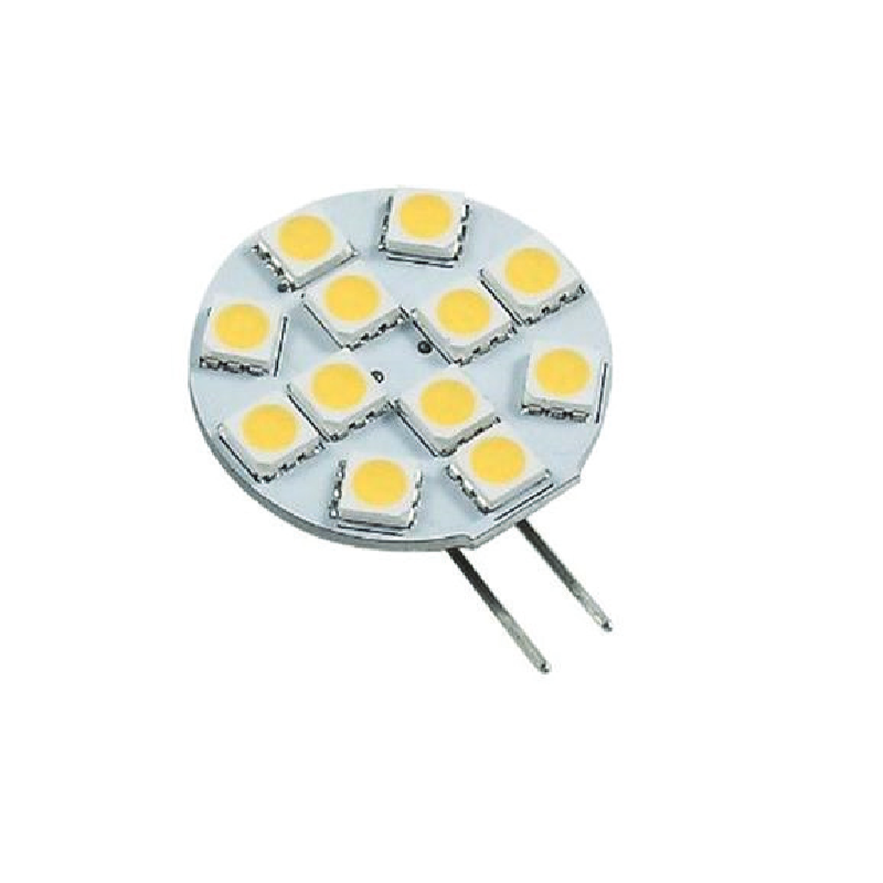 12 Led'li G4 Ampül Yan Gün Işığı 12-24 V