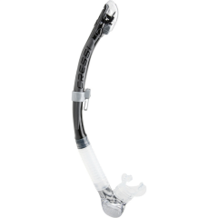 Cressi Alpha Ultra Dry Şnorkel Gümüş/Siyah