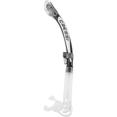 Cressi Alpha Ultra Dry Şnorkel Gümüş/Siyah