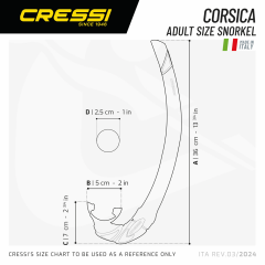 Cressi Corsica Şnorkel Green
