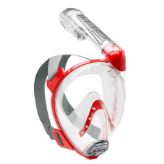 Cressi Duke Tam Yüz Maskesi Clear/Red