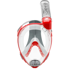Cressi Duke Tam Yüz Maskesi Clear/Red