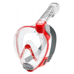 Cressi Duke Tam Yüz Maskesi Clear/Red