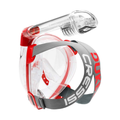Cressi Duke Tam Yüz Maskesi Clear/Red