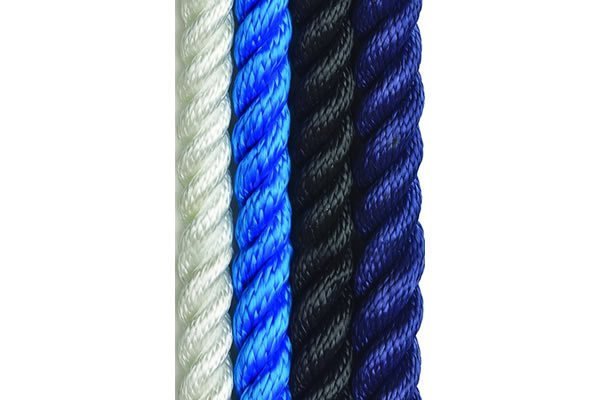 3 Kollu Yüzen Twist Halat Mavi 20mm