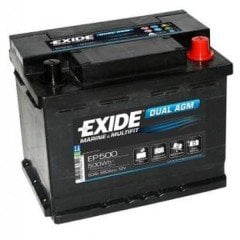 EXIDE DUAL AGM 12V 60AH MARİN AKÜ (SERVİS & START)