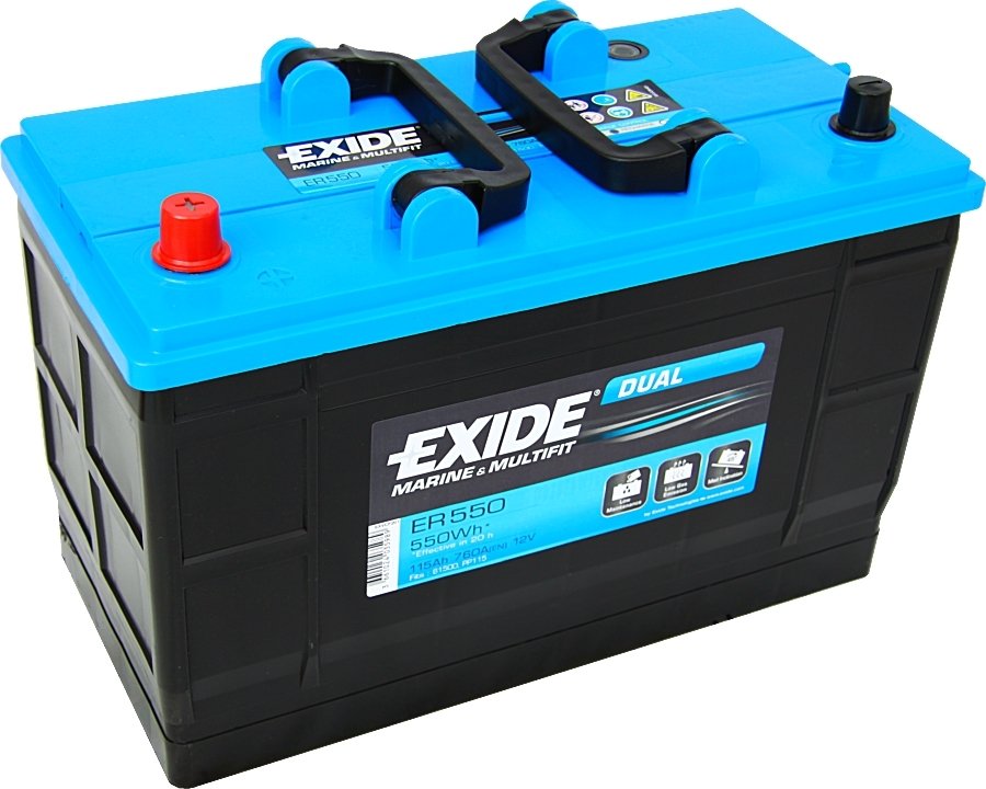 EXIDE DUAL 12V 115AH MARİN AKÜ (SERVİS & START)