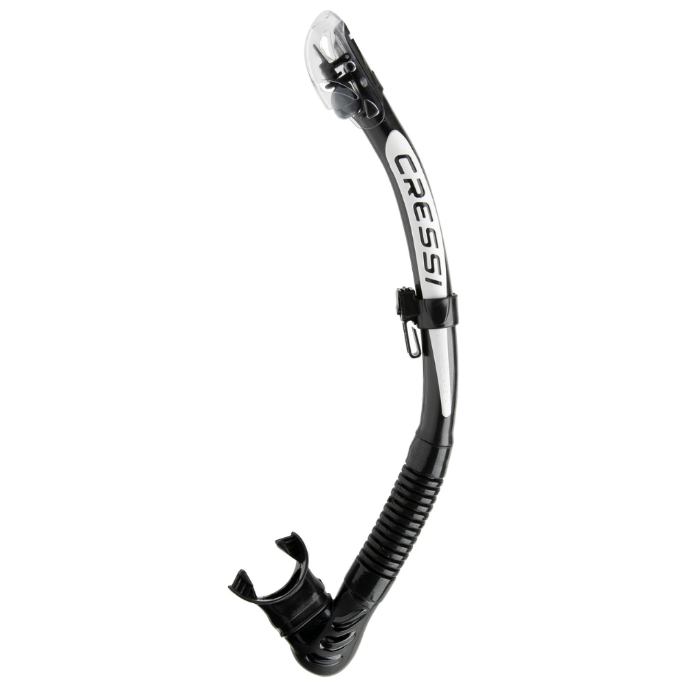Cressi Alpha Ultra Dry Şnorkel Siyah/Beyaz