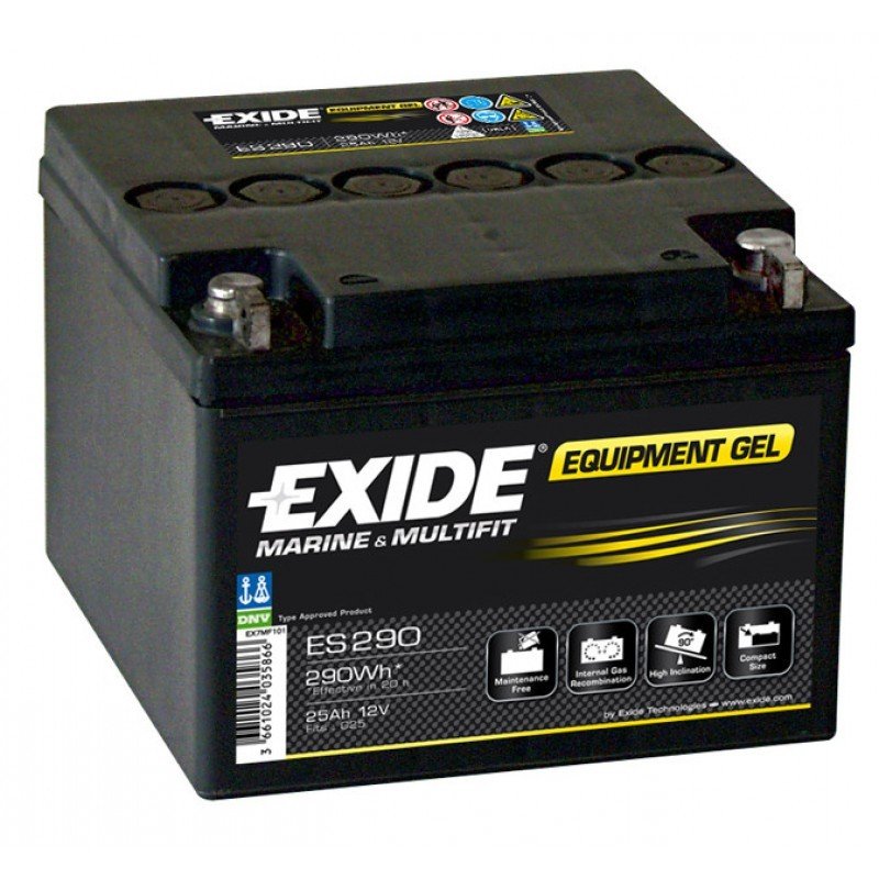 EXIDE EQUIPMENT GEL12V 25AH MARİN AKÜ SERVİS&START