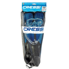 Cressi Rondinella Palet Maske Şnorkel Seti