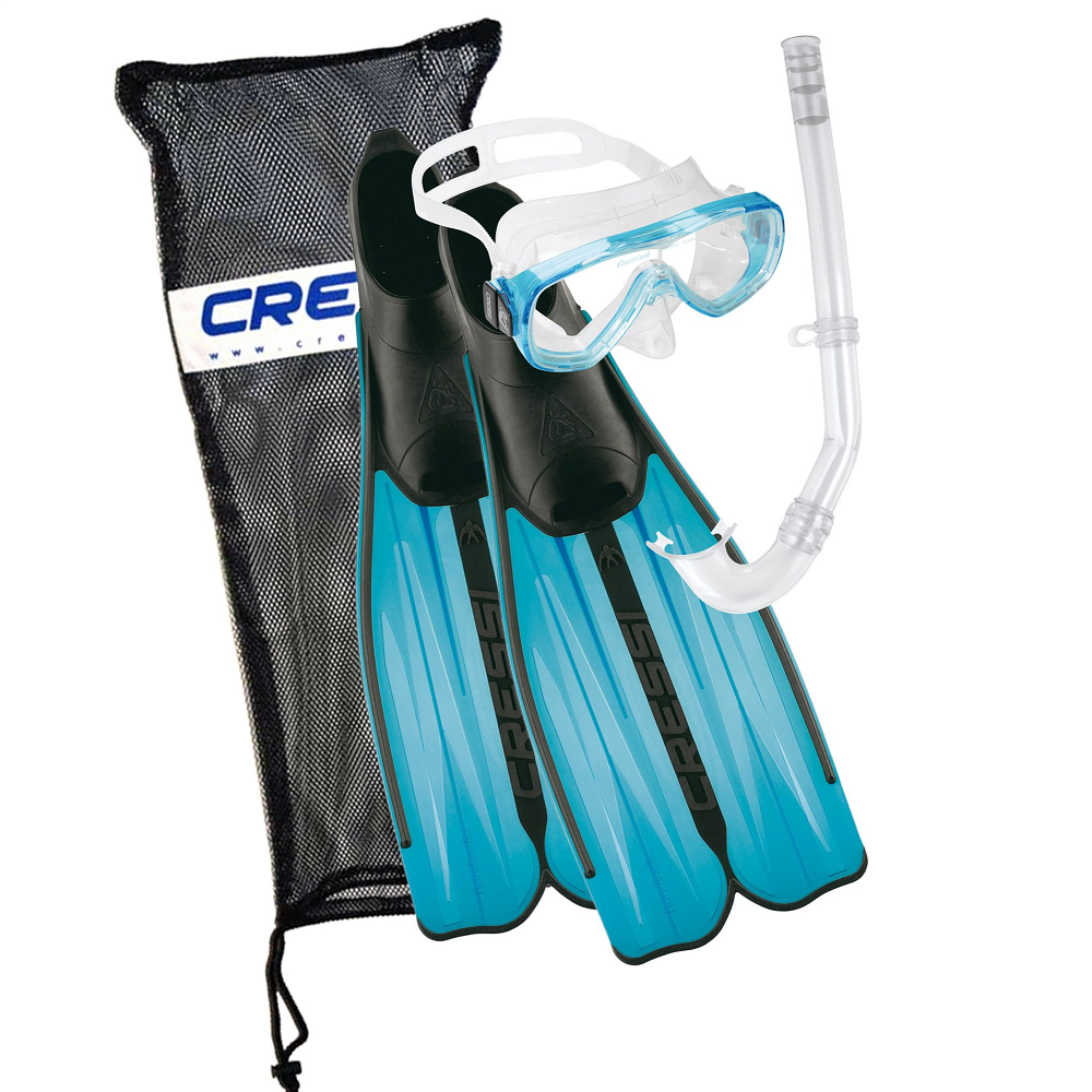 Cressi Rondinella Palet Maske Şnorkel Seti