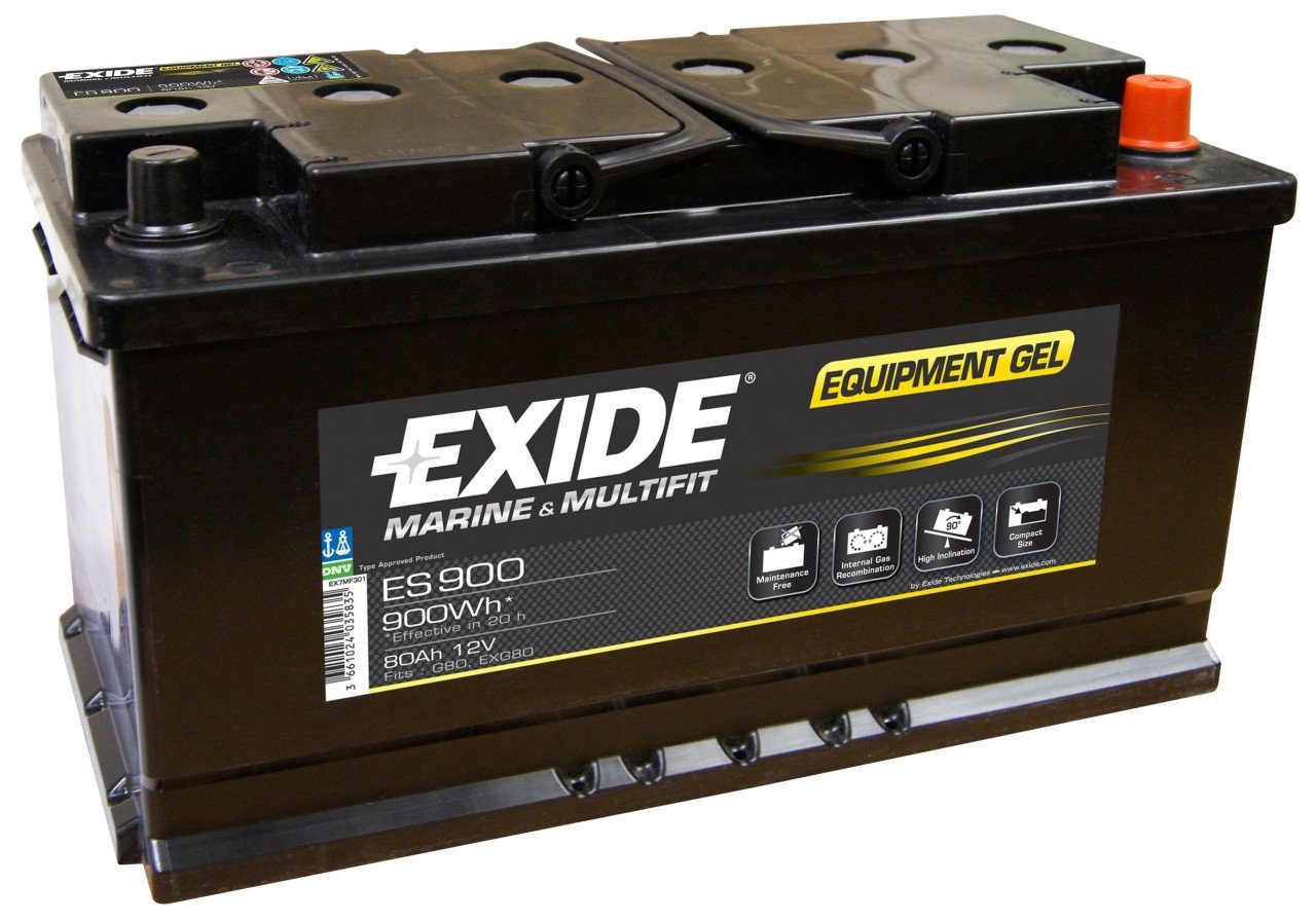 EXIDE EQUIPMENT GEL12V 80AH MARİN AKÜ SERVİS&START