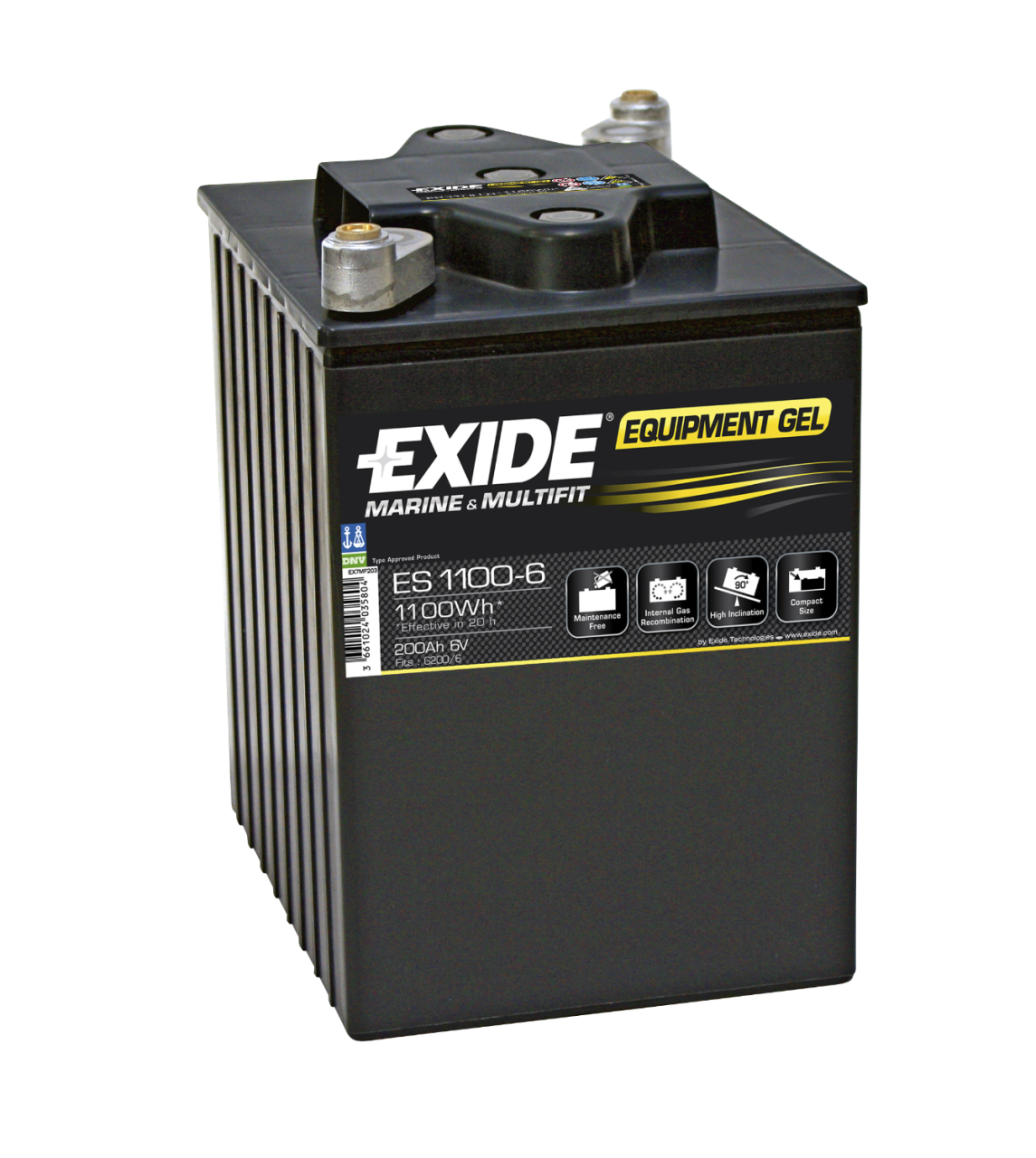 EXIDE EQUIPMENT GEL 6V 200AH MARİN AKÜ SERVİS&START