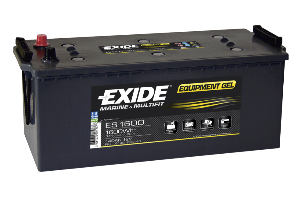 EXIDE EQUIPMENT GEL 12V 140AH MARİN AKÜ SERVİS&START