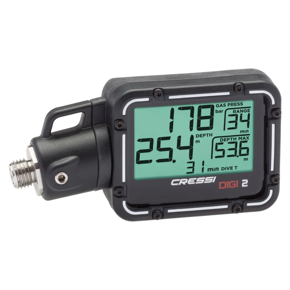 Cressi Digi 2 Dijital Dalış Konsolu Black