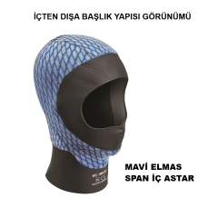 Scubapro Novascotia Semi-Dry Dalış Elbisesi Başlıklı 7.5mm Bayan
