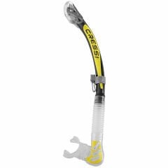Cressi Alpha Ultra Dry Şnorkel Black/Yellow