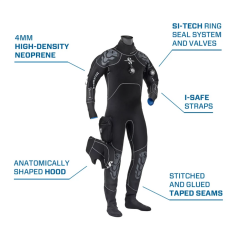 Scubapro Everdry Kuru Dalış Elbisesi 4mm Erkek