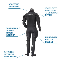 Scubapro Everdry Kuru Dalış Elbisesi 4mm Erkek