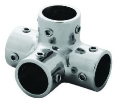 Boru Ara Parçası 4 Yollu Istavroz 22mm