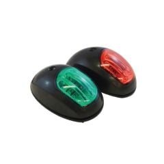 Seyir Feneri 12V Plastik Siyah Takım LED