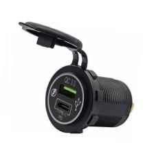 USB Soketi 12-24V (Usb+Type C)