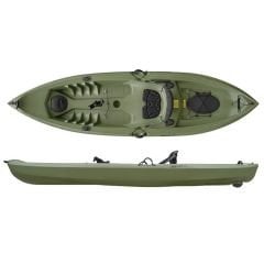 Seaflo Tek Kişilik Balıkçı Kanosu Yeşil