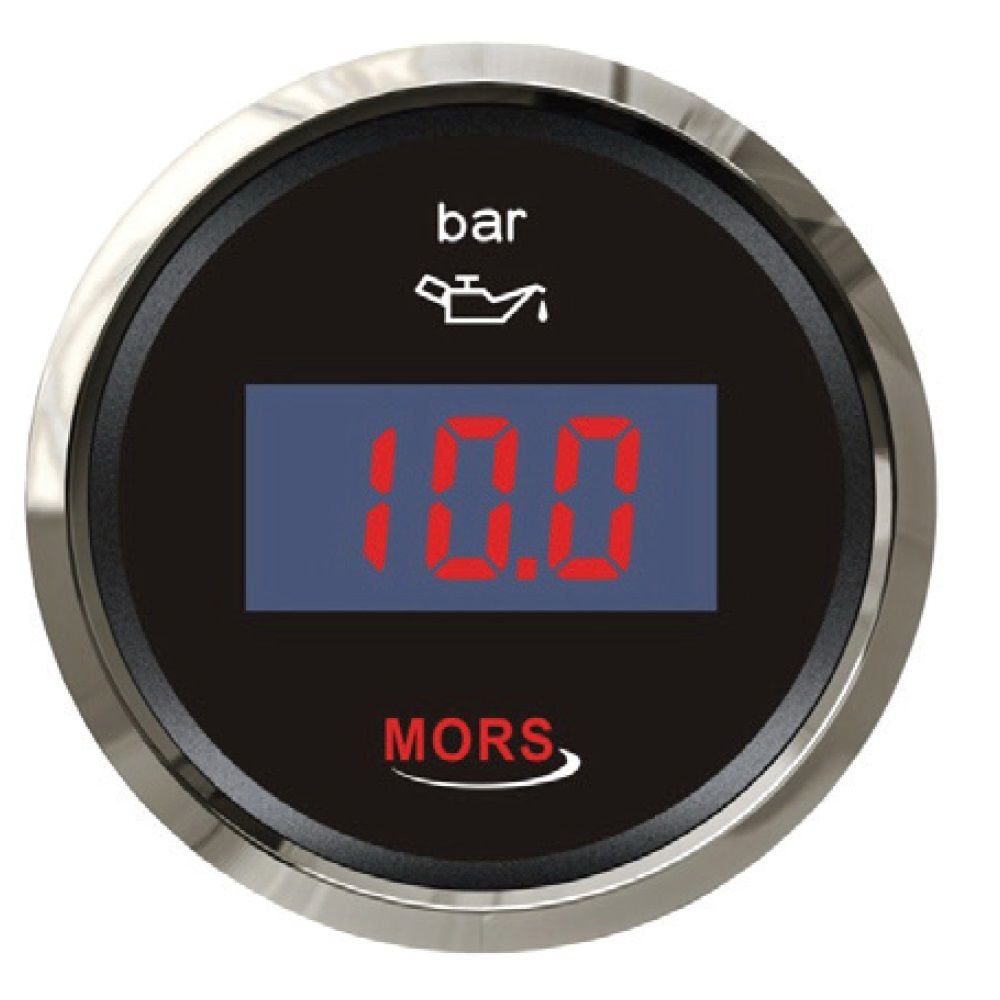 Dijital Yağ Göstergesi 5 Bar 12-24V Siyah