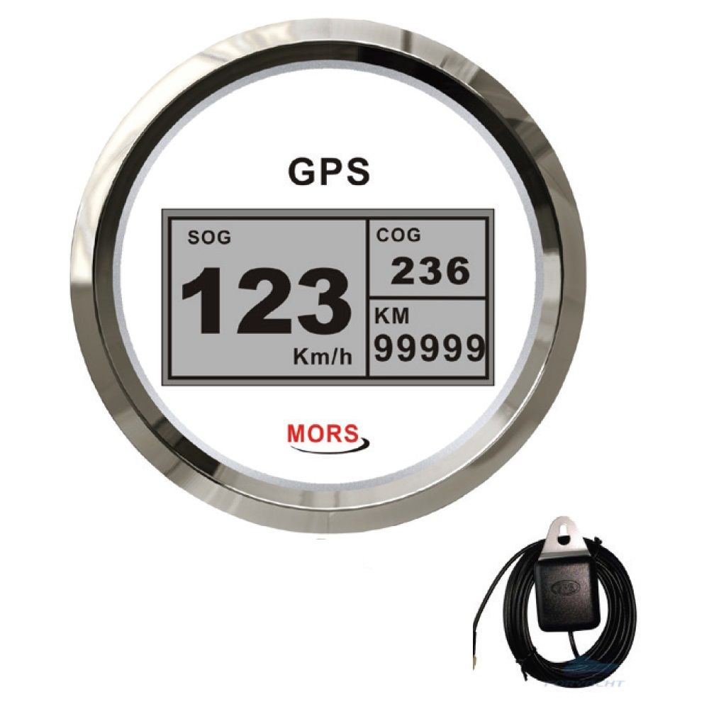 Sürat Göstergesi 55 mph Beyaz Gps Antenli