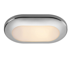 Gömme Lamba Oval Metalik, 20W, 116x60mm