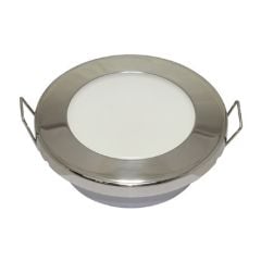 Krom Gömme Spot 12V Gün Işığı 6 LED Yaylı