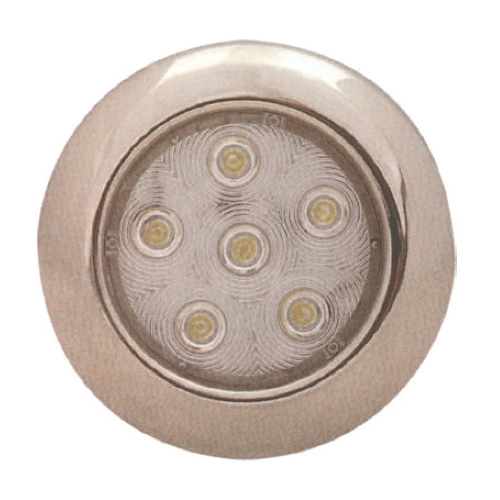 Krom Spot 6 LED 12V Gün Işığı