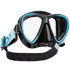 Scubapro Synergy Twin Dalış Maskesi Siyah/Turkuaz