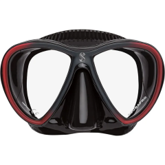Scubapro Synergy Twin Dalış Maskesi Siyah/Kırmızı