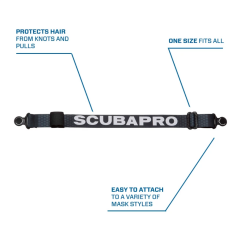 Scubapro Synergy Twin Dalış Maskesi Siyah/Kırmızı