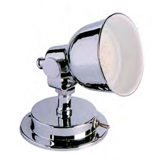 BAŞUCU LAMBASI KROM 12 V LED BEYAZ